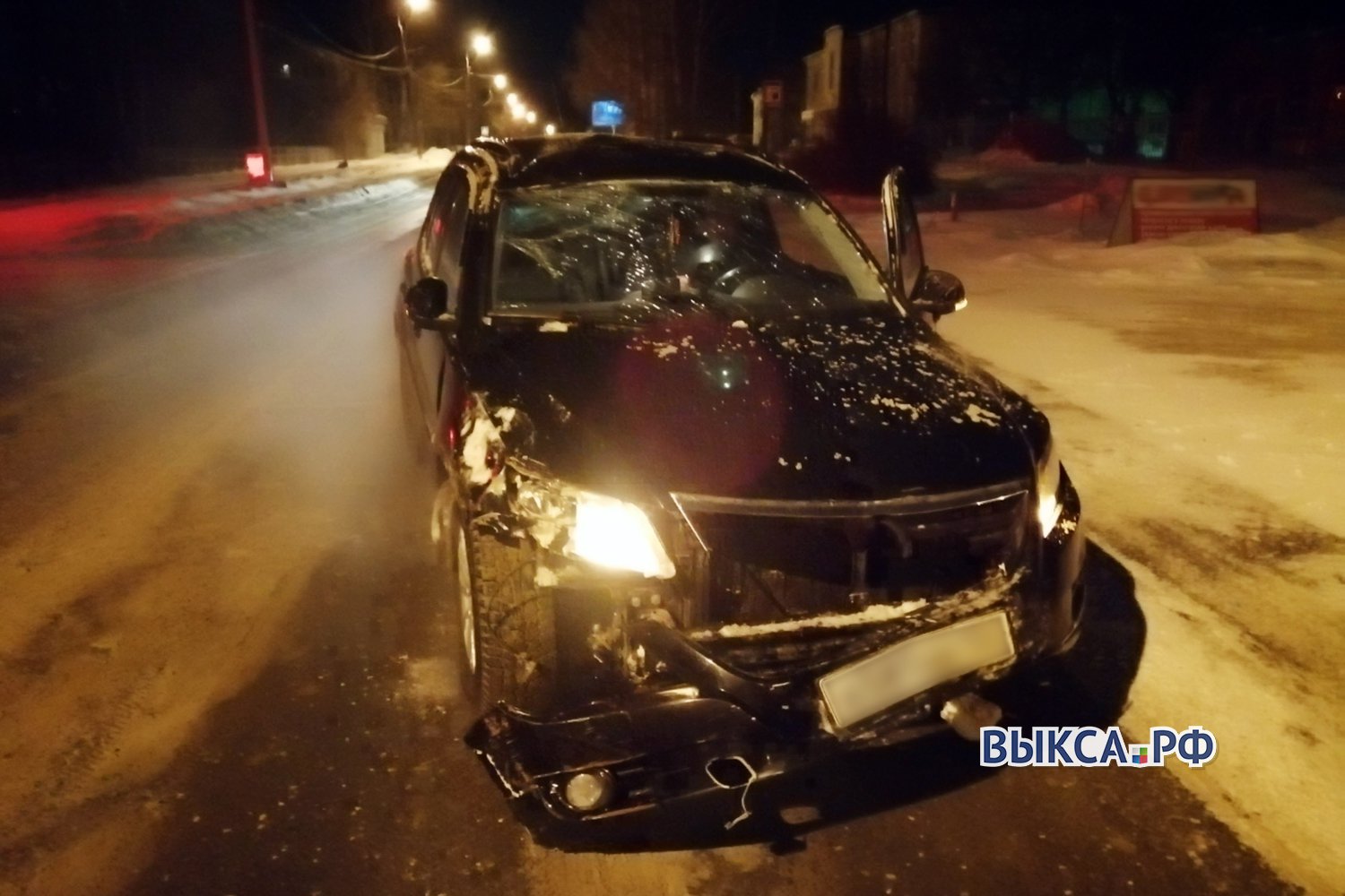 Пьяный водитель катался по Выксе на разбитом автомобиле